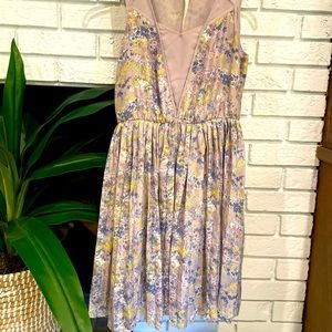 Beautiful Pleated Lavender Lauren Conrad Dress